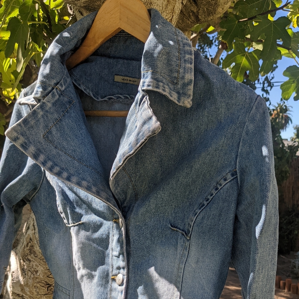 Vero Moda Long Denim Coat , Size S